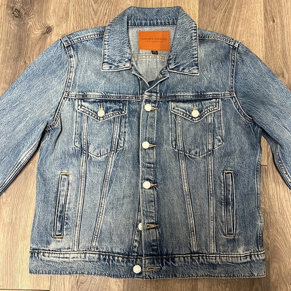 Lucky Brand Jean Jacket size large - Picture 2 of 7